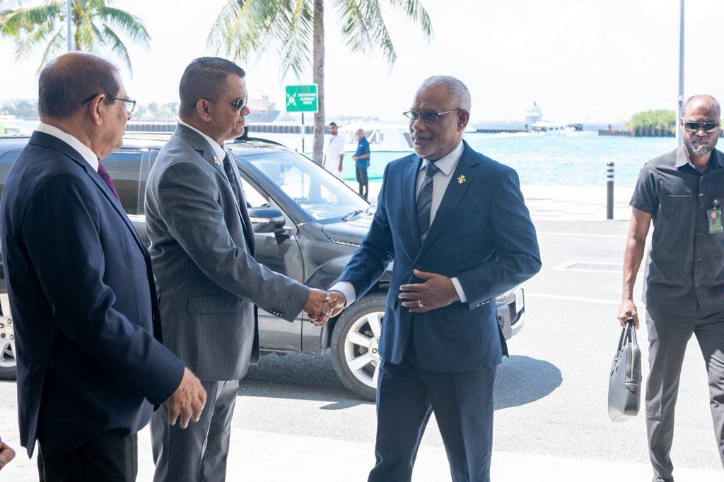 ރަސްމީ ދަތުރުފުޅެއްގައި ރައްޔިތުންގެ މަޖިލީހުގެ ރައީސް އިންޑިއާއަށް