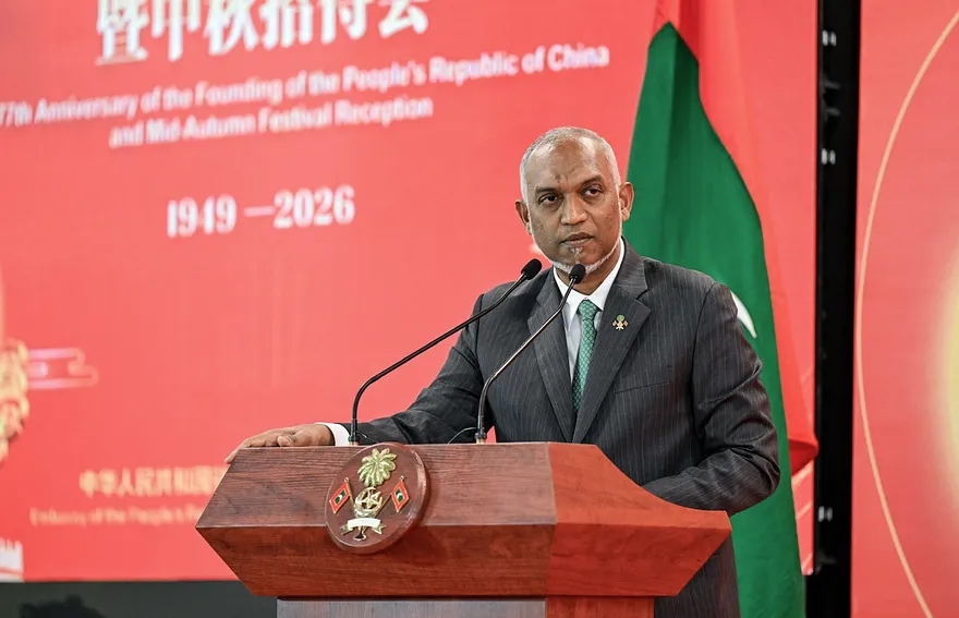 ރާއްޖޭގެ ތަރައްގީގައި ޗައިނާގެ ހިއްސާ ފެންނަނީ ދިވެހިންގެ ދިރިއުޅުމަށް އައި ކުރިއެރުމުން: ރައީސް